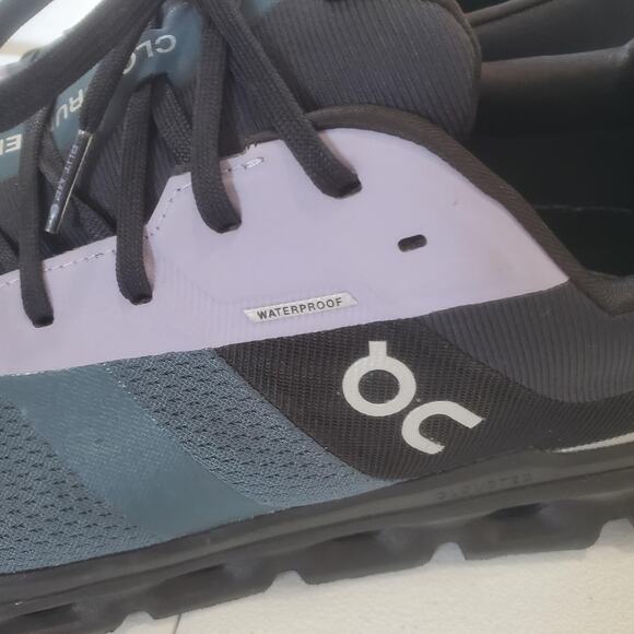 On Running Shoes Mens Size 12 Blue Cloudrunner Waterproof Road Running 52.98076 - Picture 4 of 11